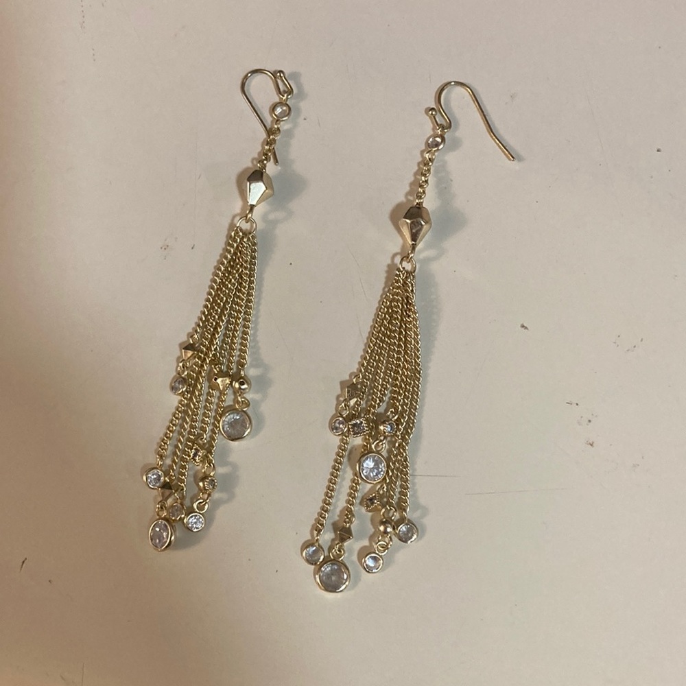 Kendra Scott gold earrings